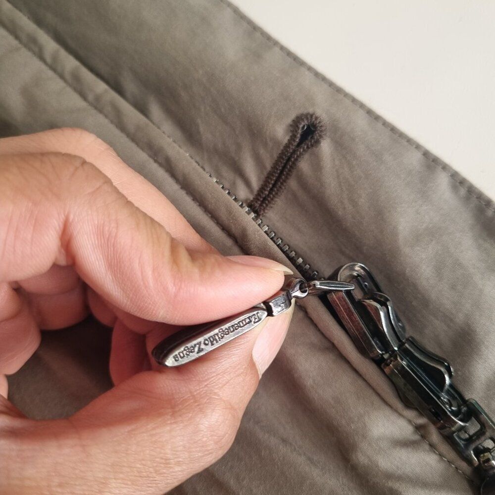 Ermenegildo Zegna Men's Beige/Grey Lightweight Jacket -(double-faced) - Picture 13 of 15